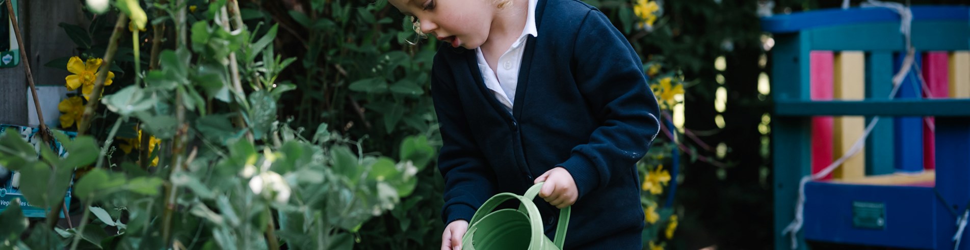 Playing in Garden